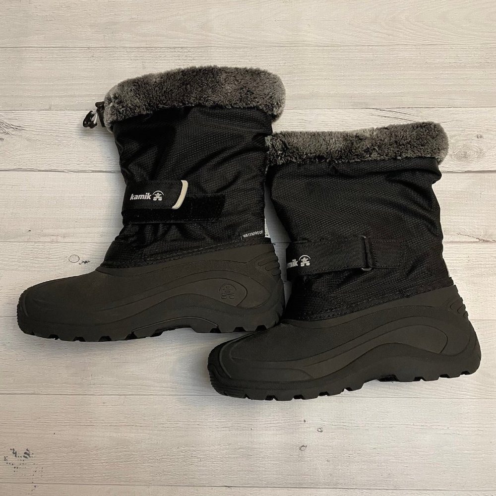 Kamik big girls winter‎ snow boots size 4